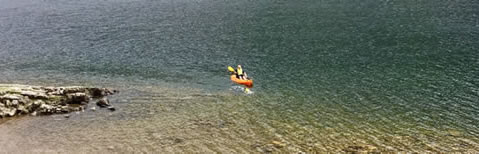 Guided swim in Wastwater